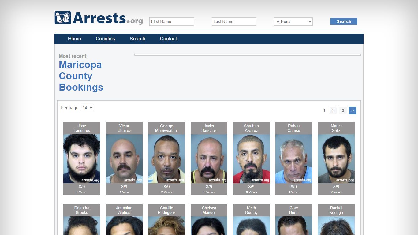 Maricopa County Arrests and Inmate Search